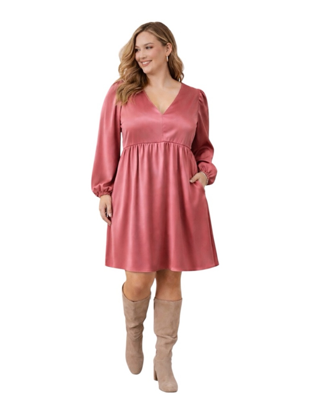 Torrid Mini Babydoll Dress Size 2 Pink Valentine Cocktail Plus Size